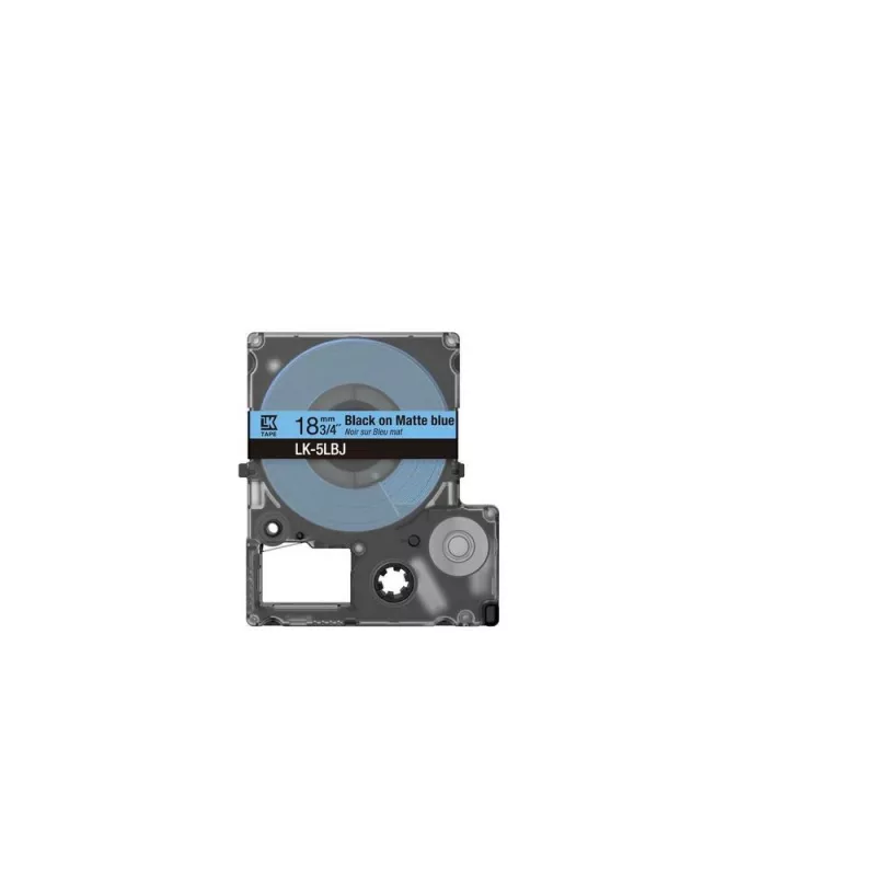 Label Tape Epson LK-5LBJ Black Blue Thermal Transfer 1.8 cm