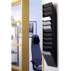 Literature rack Durable FLEXIBOXX 12 shelves Black