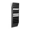 Literature rack Durable FLEXIBOXX 12 shelves Black