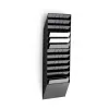 Literature rack Durable FLEXIBOXX 12 shelves Black