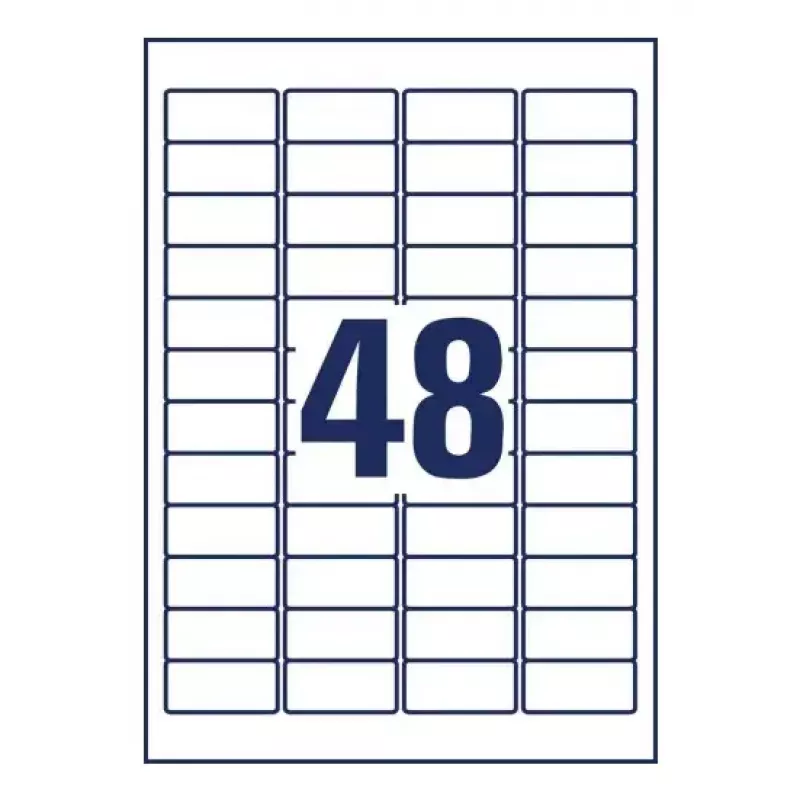 Self-adhesive printer label AVERY L4736REV-65 White 4.57x2.12 cm