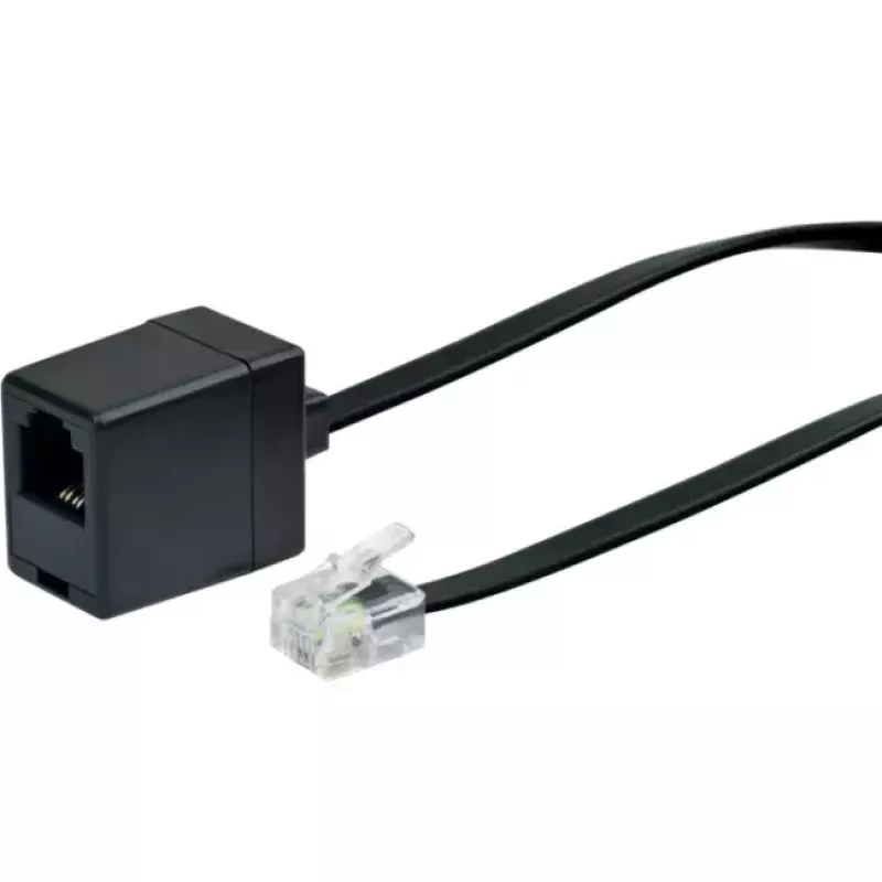 Network Cable Schwaiger 10m RJ-11 - RJ-11 Black