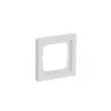 Electrical switch cover plate Busch-Jaeger 1721-884K, screwless, white, thermoplastic, 80 × 80 × 11 mm