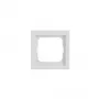 Electrical switch cover plate Busch-Jaeger 1721-884K, screwless, white, thermoplastic, 80 × 80 × 11 mm