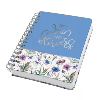 Writing Notebook Sigel JN619 A5 240 Sheets Blue Green Violet