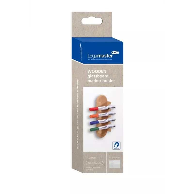 Wooden Glassboard Marker Holder Legamaster 7-122125
