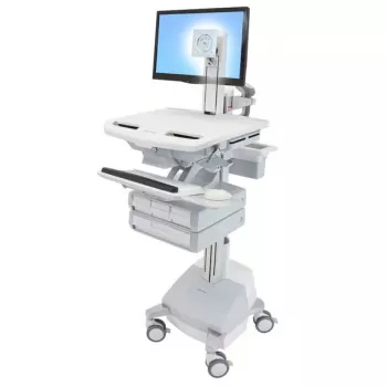 Multimedia cart Ergotron StyleView Aluminium Grey White