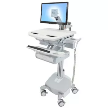 Multimedia cart Ergotron StyleView Aluminium Grey White