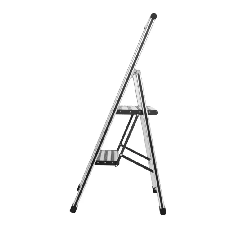 Household ladder Wenko 601011100 Aluminium design folding stepladder 2-step