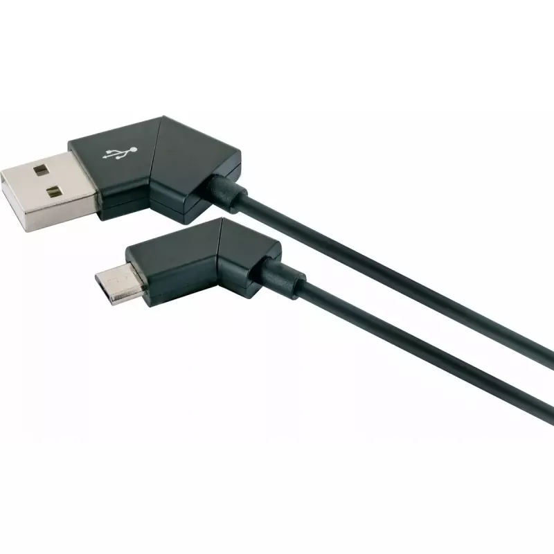 USB Cable Schwaiger LKW 120 M 1.2m USB A Micro-USB B Black
