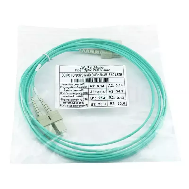 BlueOptics SFP3232EU10MK InfiniBand fibre optic cable 10 m SC Aqua