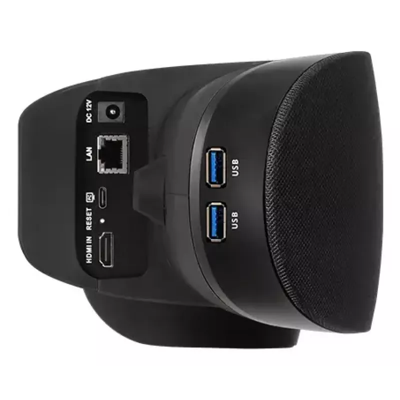 AVerMedia VB370A 8 MP 4K USB camera — Exmor CMOS, 3840×2160 @30fps, 92° FOV, 4x digital zoom, wide-angle, black, stand mount