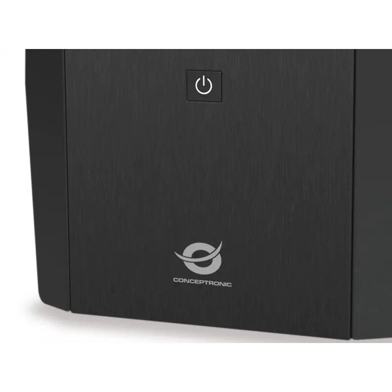 Conceptronic ZEUS 2200VA 1320W UPS, IEC + schuko socket, Line-Interactive, 2.2 kVA, 1320 W, 220 V, 240 V, 220 V