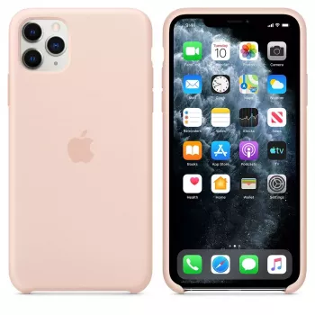 Cover Apple iPhone 11 Pro Max Silicone Case Pink Sand