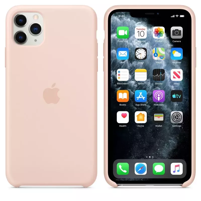 Cover Apple iPhone 11 Pro Max Silicone Case Pink Sand