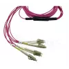 BlueOptics CBL-MPO12-4LC-OM4-3M-BO InfiniBand fibre optic cable 4x LC MPO 3m