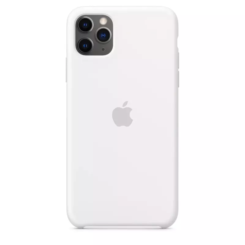 Silicone Case for Apple iPhone 11 Pro Max — Silicone, White, fits 6.5 inch