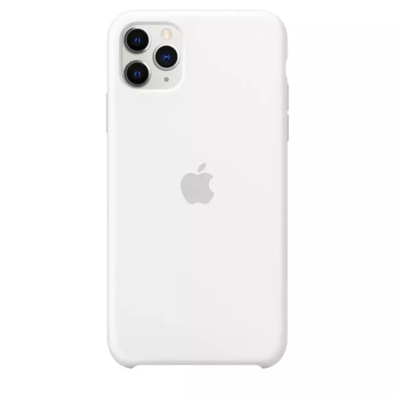 Silicone Case for Apple iPhone 11 Pro Max — Silicone, White, fits 6.5 inch