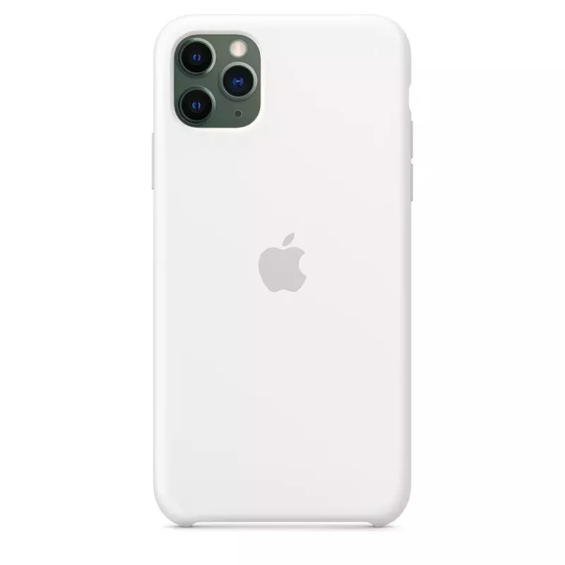 Silicone Case for Apple iPhone 11 Pro Max — Silicone, White, fits 6.5 inch