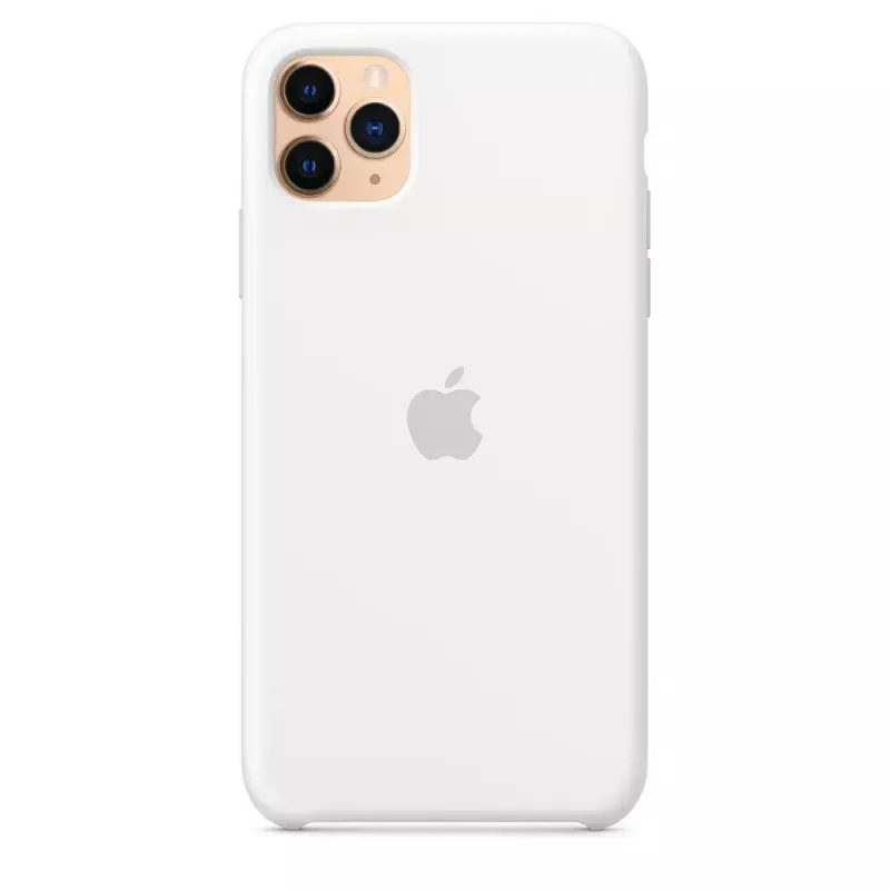 Silicone Case for Apple iPhone 11 Pro Max — Silicone, White, fits 6.5 inch