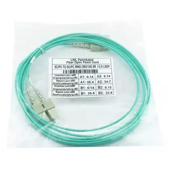BlueOptics SFP3232EU7.5MK InfiniBand fibre optic cable 7.5 m SC Green