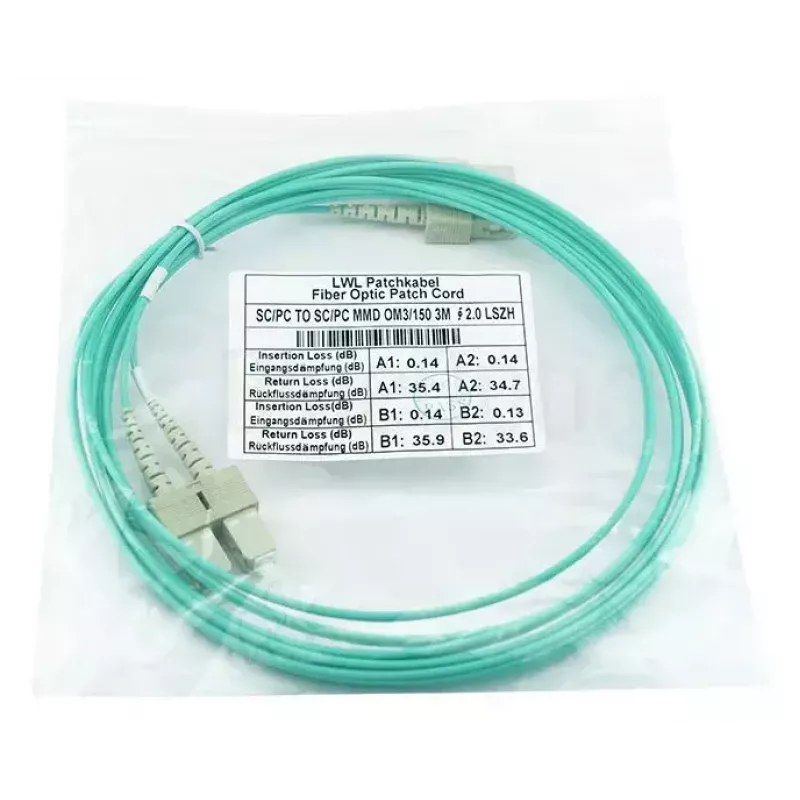 BlueOptics SFP3232EU7.5MK InfiniBand fibre optic cable 7.5 m SC Green