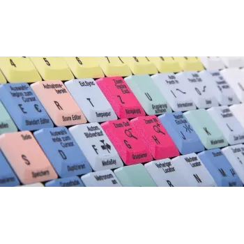 Keyboard Logickeyboard LKB-CBASE-AJPU-DE Office USB QWERTZ German Multicolour