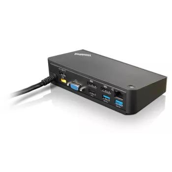 Lenovo 40A40090DK laptop dock/port replicator Wired USB 3.2 Gen 1 (3.1 Gen 1) Type-A Black