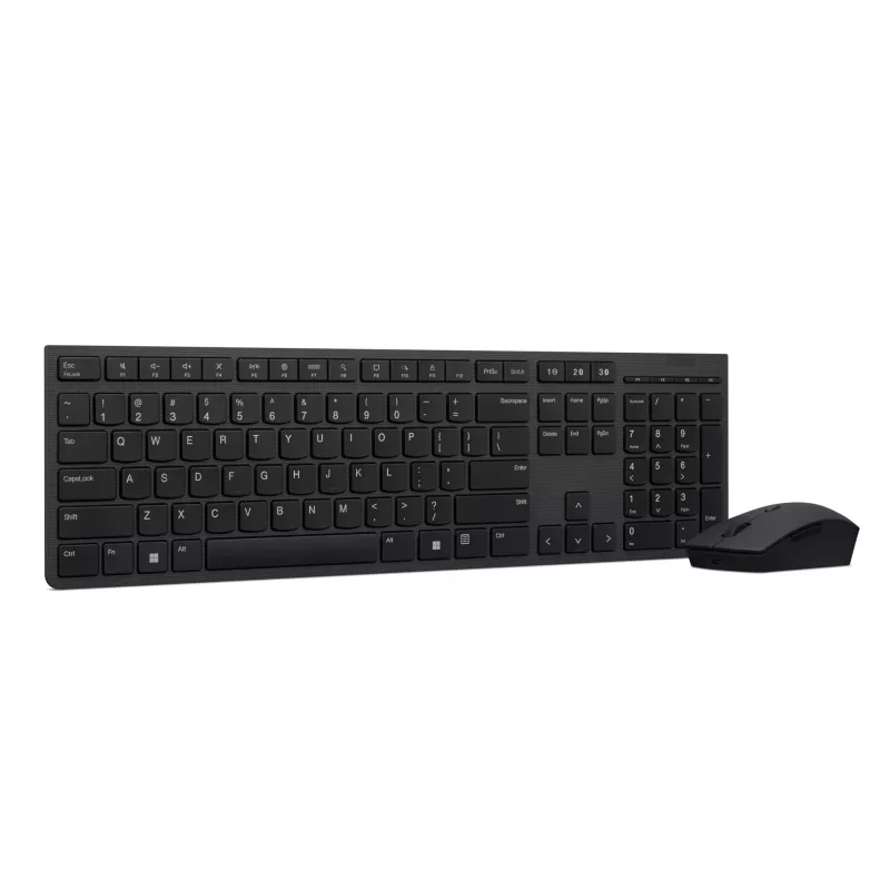 Lenovo 4X31K03931 keyboard Mouse included RF Wireless + Bluetooth US English Black