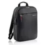 MIQUELRIUS City backpack MR16982 — Black polyester daypack