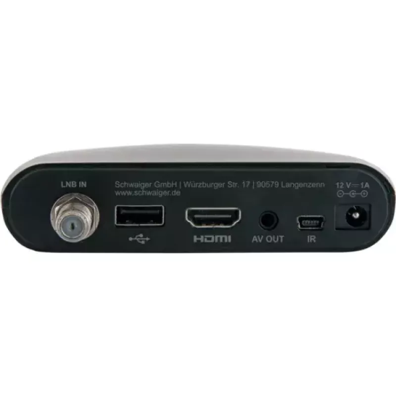 Set-top box Schwaiger DSR400HD Satellite Full HD Black
