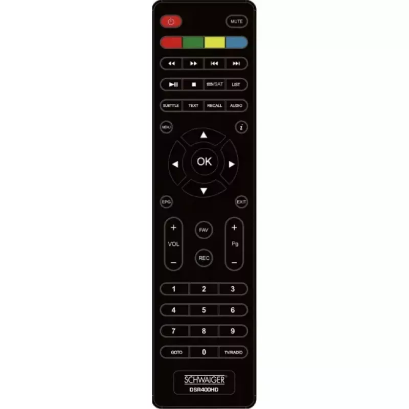 Set-top box Schwaiger DSR400HD Satellite Full HD Black