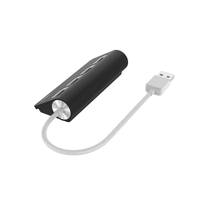 Hama USB Hub, 4 Ports, USB 2.0, 480 Mbit/s, black