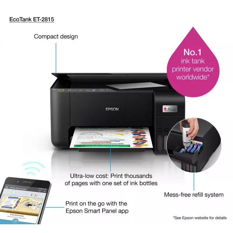 Multifunction Printer Epson EcoTank ET-2815 Inkjet Colour Printing
