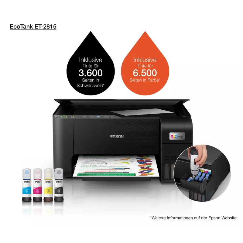 Multifunction Printer Epson EcoTank ET-2815 Inkjet Colour Printing