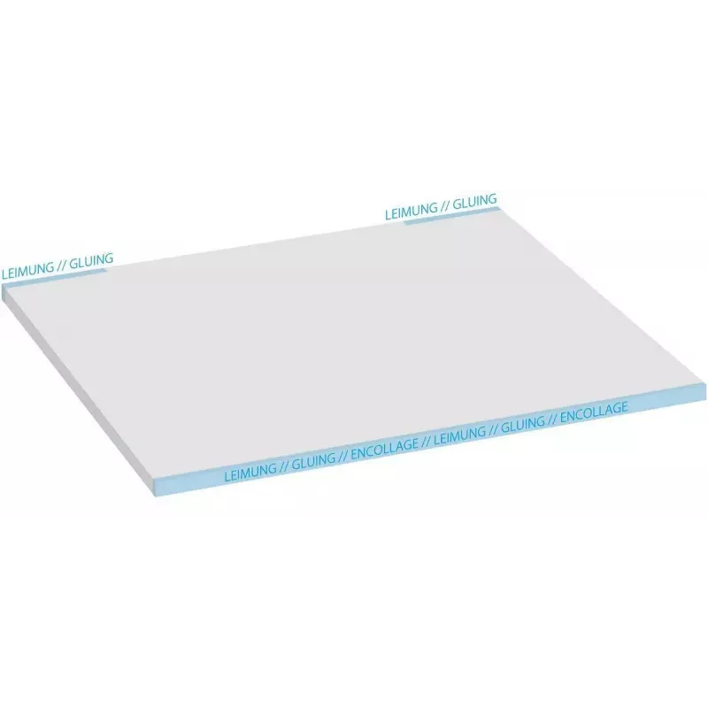 Desk pad Sigel HO580, paper surface, black/white, 595×410 mm, 3 mm