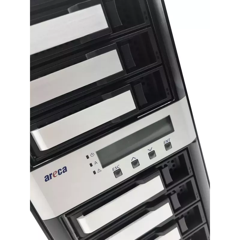 Tower NAS Areca ARC-8050T3U-8 Storage Server ROC 2GB DDR3 Black