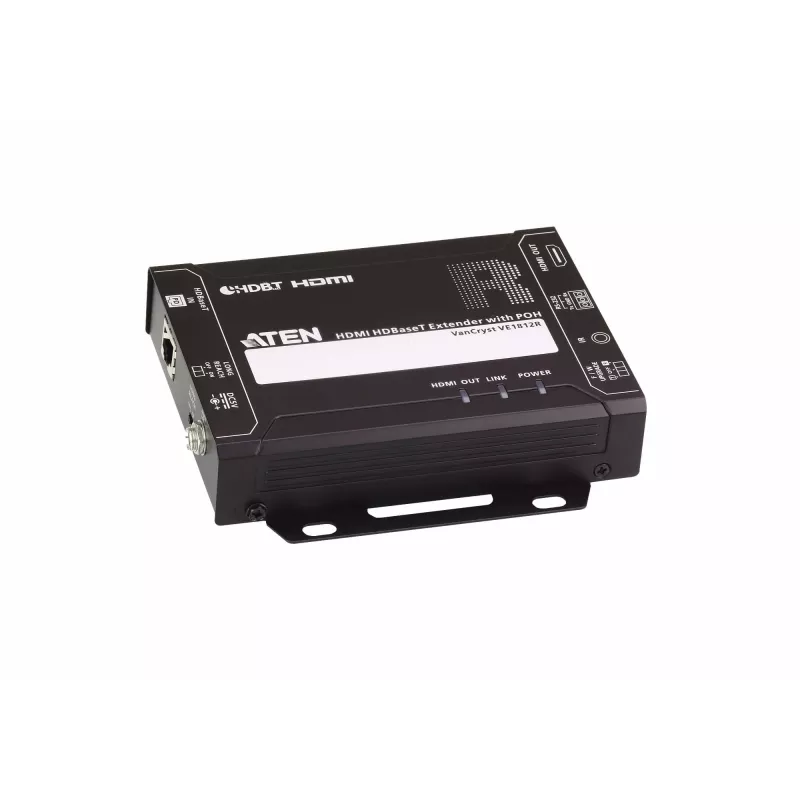 ATEN HDMI HDBaseT Receiver with POH, 4096 x 2160 pixels, AV receiver, 150 m, Wired, 3D, HDCP