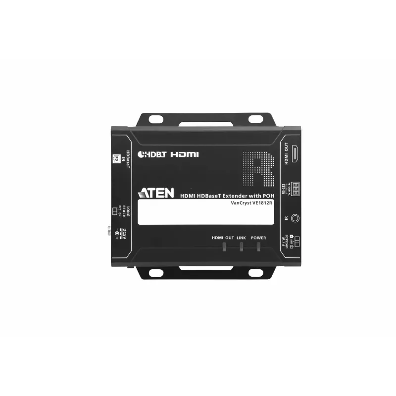 ATEN HDMI HDBaseT Receiver with POH, 4096 x 2160 pixels, AV receiver, 150 m, Wired, 3D, HDCP