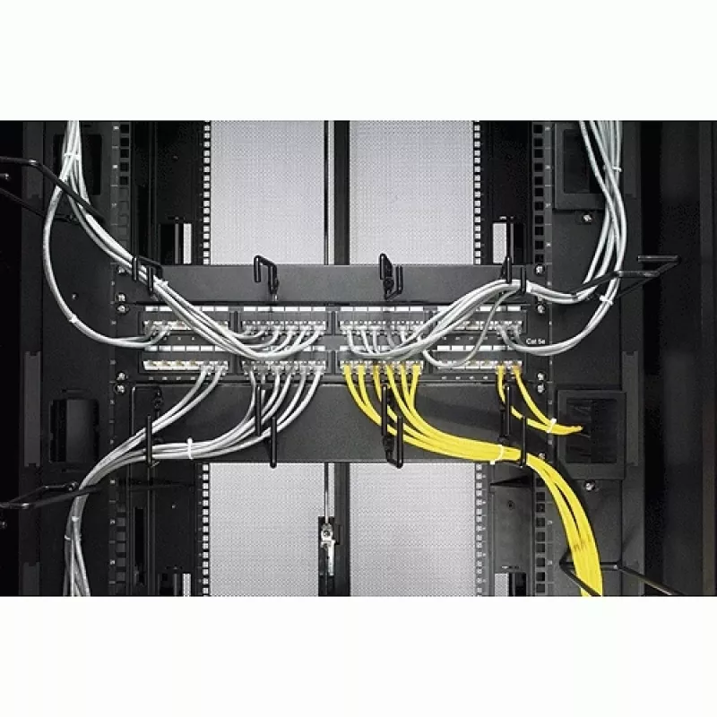APC NetShelter Cable Management, Vertical Cable Manager, Rings, for NetShelter 750 and 800mm W Enclosures, Set of 8, 76 x 19 x 203 mm