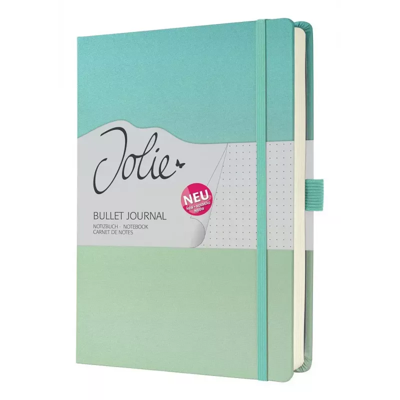 Writing Notebook Sigel Jolie JB102 A5+ 100 Sheets Green Mint Turquoise