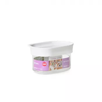 EMSA Optima Rectangular Container 0.18 L Transparent, White 1 pc(s)