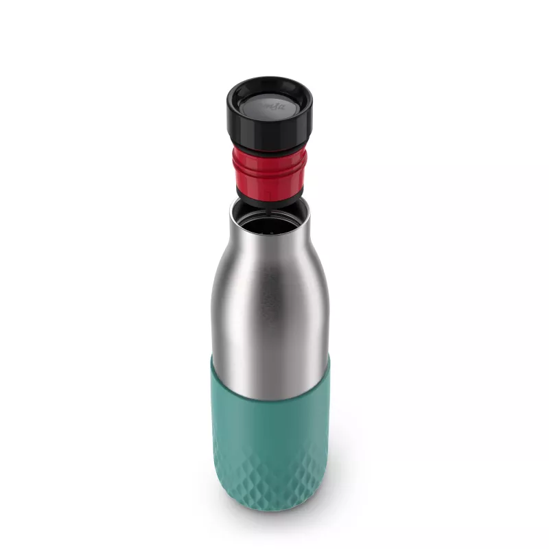 EMSA Bludrop Sleeve N3110600 drinking bottle Daily usage 500 ml Stainless steel Green, Stainless steel
