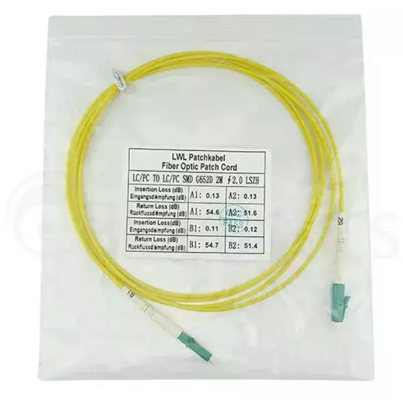BlueOptics SFP2121BU1MM InfiniBand Fibre Optic Cable 1m LC Yellow