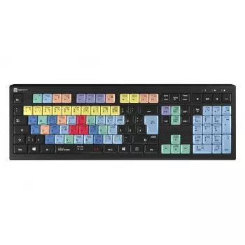 Keyboard Logickeyboard LKB-CBASE-A2PC-DE Universal USB QWERTZ German Black