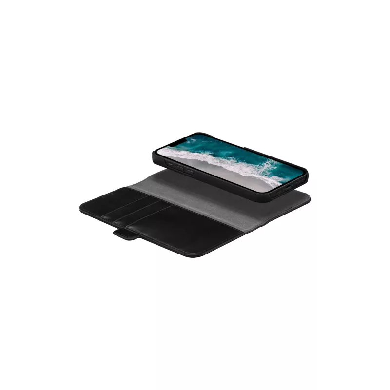 Folio phone case dbramante1928 Stockholm for iPhone 14 Plus (6.7 inch, Black) with 3 card pockets