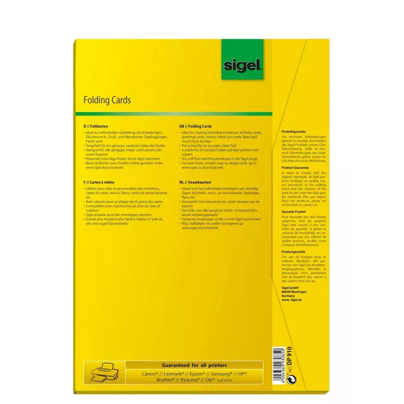Greeting Card Sigel DP910