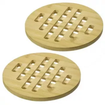 Round Placemat 2 pcs Westmark Tapas + Friends Bamboo 200mm