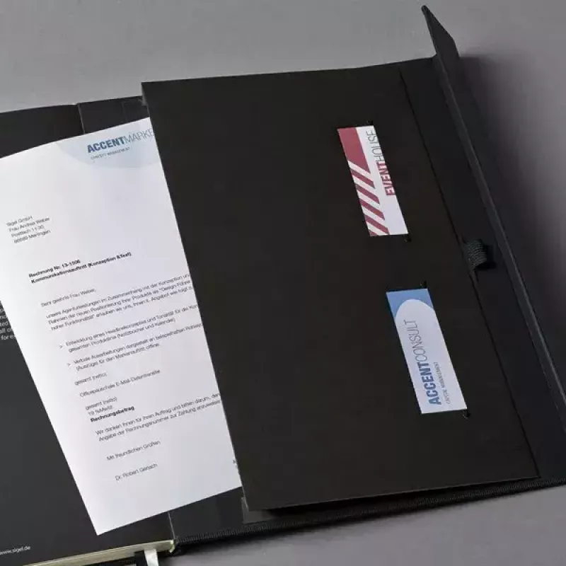 Writing Notebook Sigel CO151 A4 97 Sheets Black