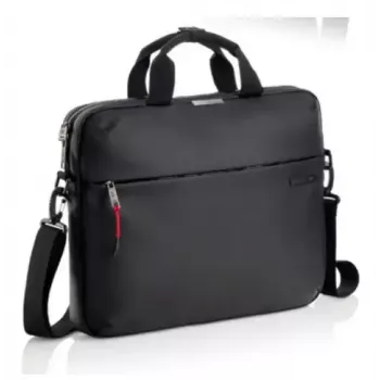 Briefcase MIQUELRIUS MR16984 — black monochromatic document briefcase